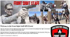 Desktop Screenshot of frontsightstaff.com